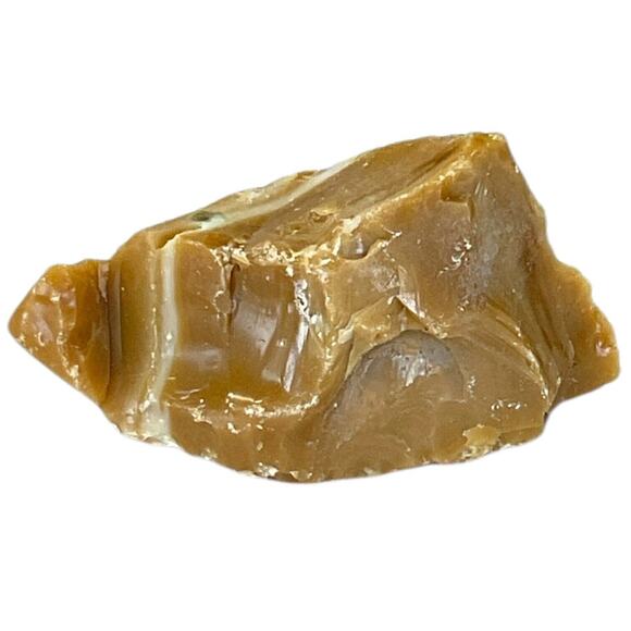 Chocolate Carmel Layered Art Glass Cullet Slag Glass #5L22 - Picture 5 of 6